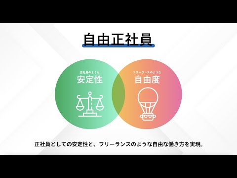 【爆速15秒】アールエンジンの「自由正社員」という働き方を解説【音声あり】