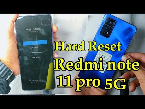 Hard Reset Redmi note 11 Pro 5G