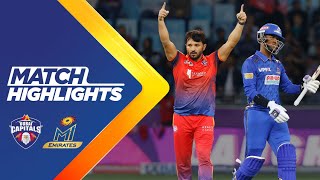 ILT20 S3 | हिंदी - Cricket Highlights | Sikandar Raza और Nicholas Pooran |DC vs MIE - M 01 |11th Jan