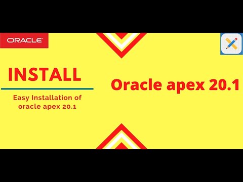 Install oracle apex 20.1 on Oracle 19c Database