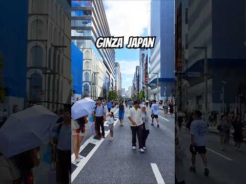 GINZA JAPAN #ginza #tokyo #japan #walkingtour  #short #shorts #shortvideo #vacation #shopping