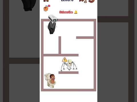 Skibidi Run to the Toilet Puzzle 🧩 #gaming #shorts #trendingshorts #viralshorts #puzzle