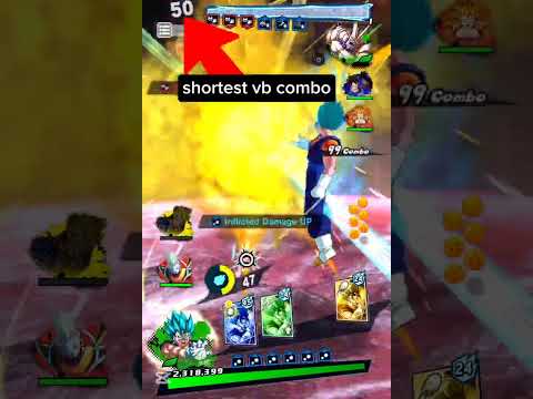 shortest vb combo #mobilegame #dbl #dbllegendslimited #dblegends #dragonballegends