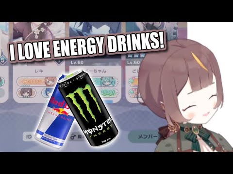 Anya shares her experience with energy drinks. [Hololive ID]