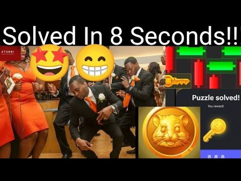 hamster Kombat mini game solved in 8 seconds 😁🤩 watch me as I dance solving the puzzle fast 🤣