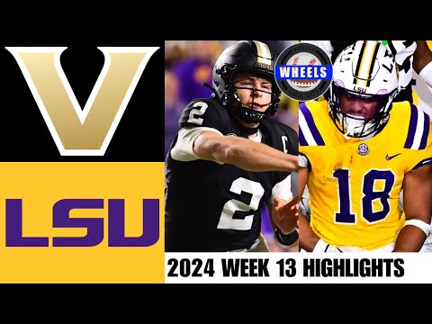 Vanderbilt vs LSU | Full Game Highlights | 2024 College Football Highlights