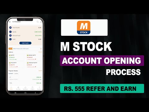 M stock Account Opening  | M stock ₹555 Refer and Earn | M stock Trading | Demat Account Opening