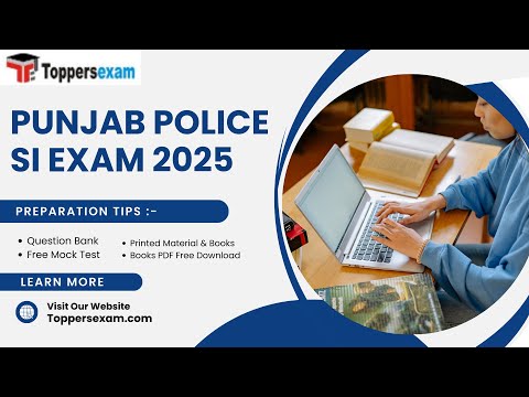 PUNJAB POLICE SI Online Test Series 2025, Important Questions, Books PDF Free Download