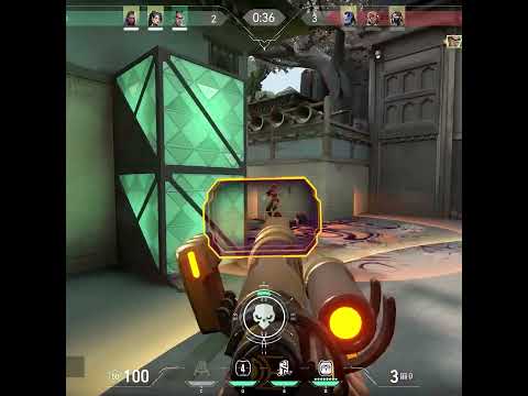 Valorant Chamber's Ult 3 kill op gameplay quickshot #shorts #valorant #valorantgameplay