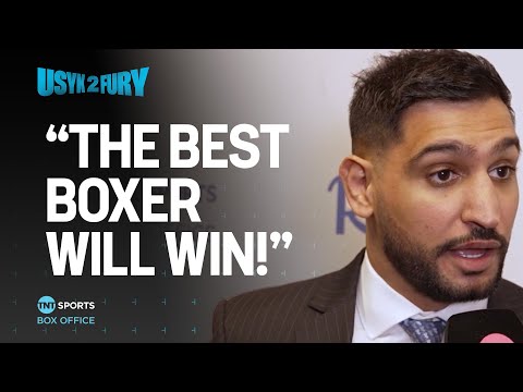 EXCLUSIVE: Amir Khan predicts the winner of Tyson Fury vs Oleksandr Usyk rematch 👀 #UsykFury2 🇸🇦