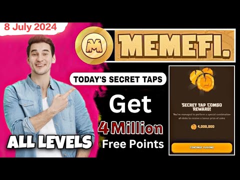 ( Level 1-11 ) Memefi Secret Tap Combo Reward | Memefi 4,000,000 Coins Code | #memefi Secret Code