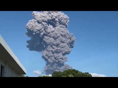 Just now! Sakurajima volcano exploded! Japan is in shock!