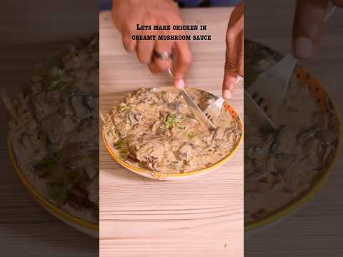 Creamy Chicken And Mushroom Recipe #shorts #chickenandmushroom