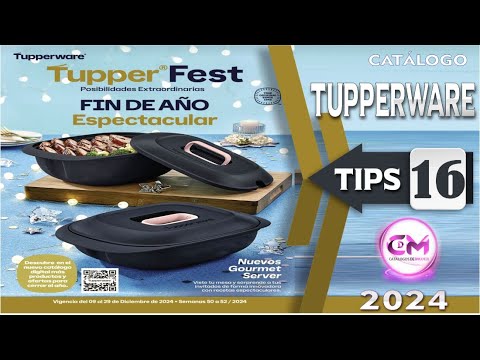 TUPPERWARE TIPS 16 2024 ➠ CATALOGO TUPPERWARE NUEVO