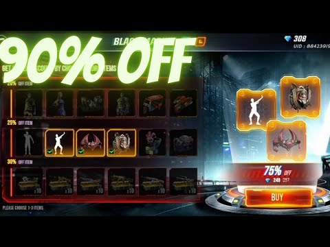 free fire 90% off black market .. 3 things ..only in ... 249 diamond //