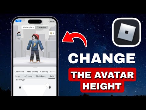 How To Change Your Roblox Avatar Taller Or Shorter On Mobile (UPDATED METHOD)