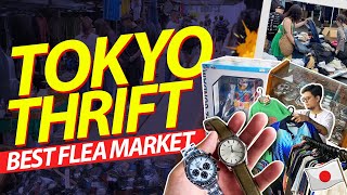 BIGGEST Flea Market in Japan | Cheapest Seiko watch | Thrifting in Tokyo