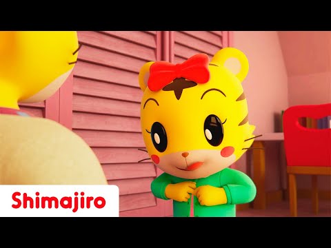 Let's change clothes! 👚 | Learn & fun with Shimajiro & Hannah | Nursery Rhymes for kids