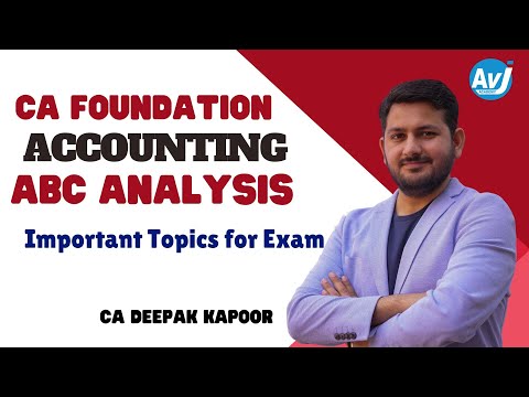 CA Foundation Accounting | ABC Analysis | Sep 2024 | CA DEEPAK KAPOOR |