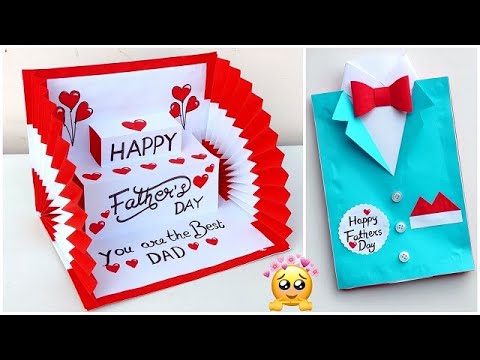 DIY Father's day pop up card 2024 / Father's day special greeting card handmade