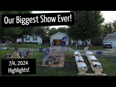 INSANE Fireworks Show 7/4/2024. Highlight Reel!!!