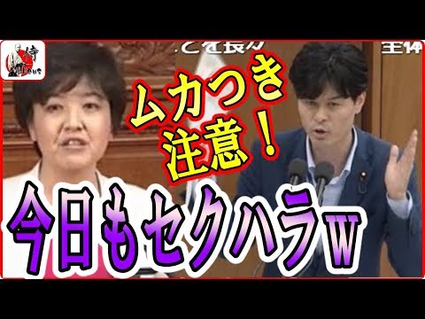 柚木道義×尾辻かな子🔴【国会中継】ハァ？法案審議をガン無視してセク●ラ追求する国壊議員たち！2018年5月17日-侍News