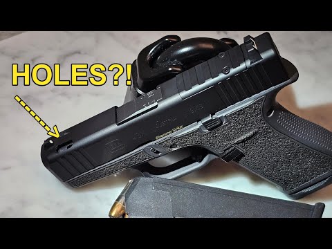 My New Glock 43X Has Holes!!  Shark Coast Tactical G43X Ported