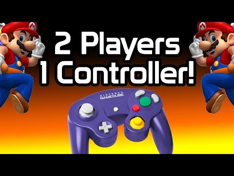 Super Mario Sunshine: "2 Players 1 Controller" Full Playthru! (highlights)