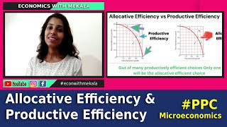 Production Possibilities Curve Review - Allocative Efficiency & Productive Efficiency - #PPC Micro..