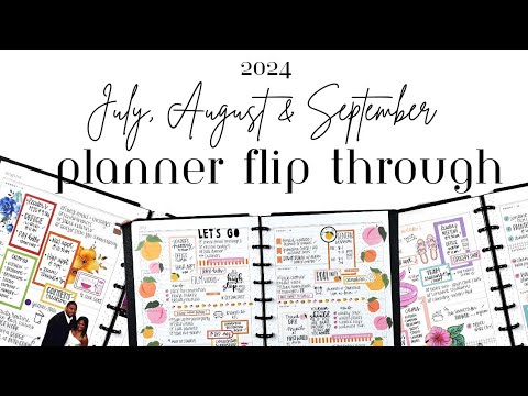 Using My 2024 Happy Planner| After The Pen Flip Through and Planner Inspiration