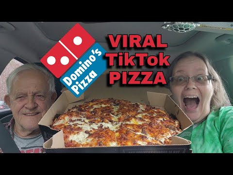 Domino's Pizza Viral Pizza Order EXPOSED by TikTok! #foodreview #viraltiktok #dominospizza