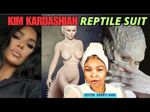 KIM KARDASHIAN TURNS L!ZARD!!  HIDDEN IN PLAIN SIGHT!! #WEARENEAR #2NDEXODUS #ITISTIME!!