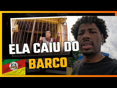 (EP-31) ELA CAIU  DO BARCO NA HORA DO RESGATE #riograndedosul