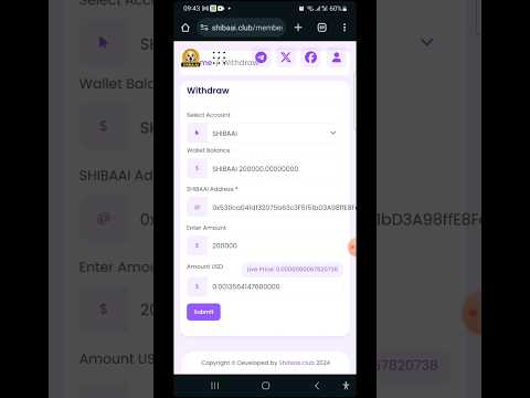 How to Withdraw Shiba Ai Airdrop | Shiba Ai Withdrawal | Shibaai Withdrawal |