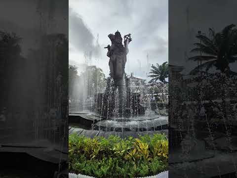 Catur muka (four faces) fountain #denpasarfestival#wonderfulindonesia