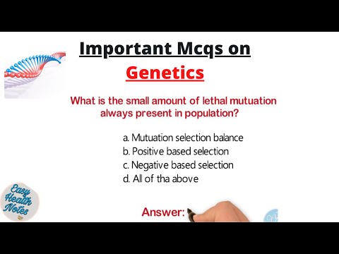 Important Biology MCQs with answer (Human Genetics)