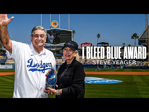 Tommy Lasorda I Bleed Blue Award -  Steve Yeager