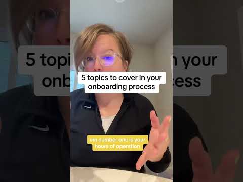 Topics to include in your onboarding guidelines dor virtual assistants #virtualassistant #virtualass