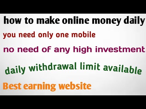 new earning site | full honest review | Daily earning site