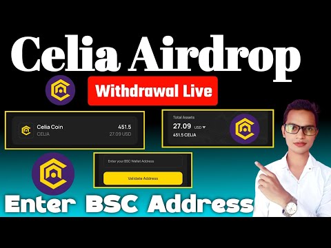 Celia Airdrop Withdraw process||Celia airdrop withdrawal||Celia Airdrop listing Date||Celia Airdrop