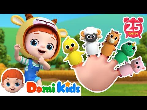 Animal Songs Compilation | Domi & Animal Firends | Animals For Kids | Nursery Rhymes