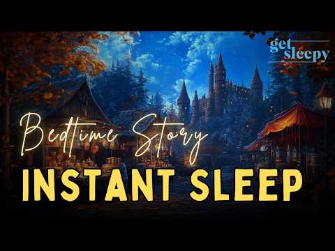 😴 R A I N Y Magical Story | The Magical Autumn Night Market | Bedtime Story for Grown Ups