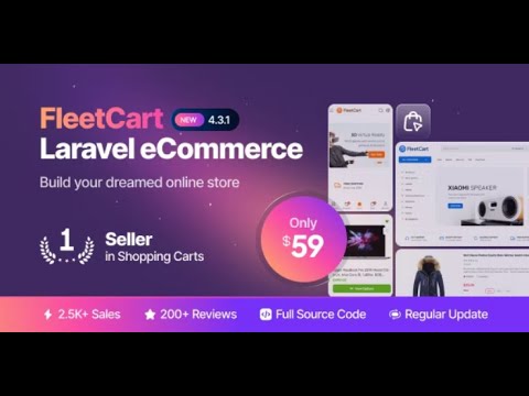 Step By Step Guide to Install FleetCart Step-by-Step: Develop Your Laravel eCommerce CMS Website