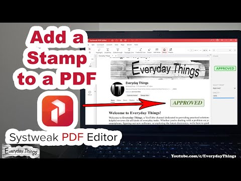 How to Add a Stamp to a PDF with Systweak PDF Editor