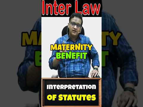 Maternity Benefit Act | CA Siddharth Agarwal