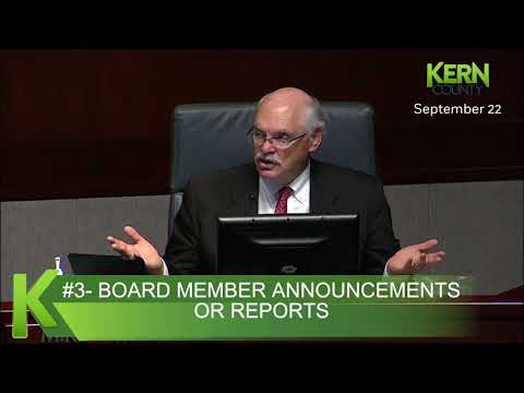 Board of Supervisors Meeting - Remarks from Supervisor Maggard