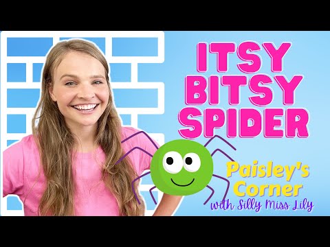 Itsy Bitsy Spider Nursery Rhyme with Silly Miss Lily | Fun Toddler Learning Video | Action Songs