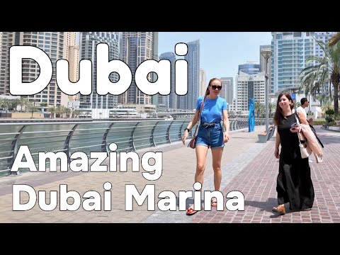 Dubai 🇦🇪 Amazing Dubai Marina [4K] Walking Tour