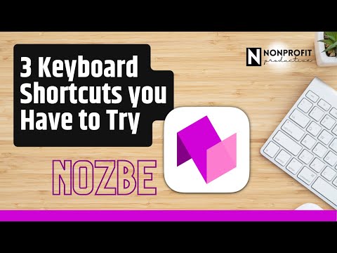 3 Keyboard Shortcuts You Have to Try: Nozbe