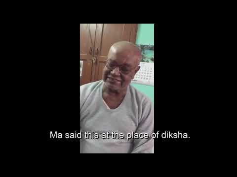 Br Sunilda, of Ma Anandamayi Ashram, talks about his diksha.